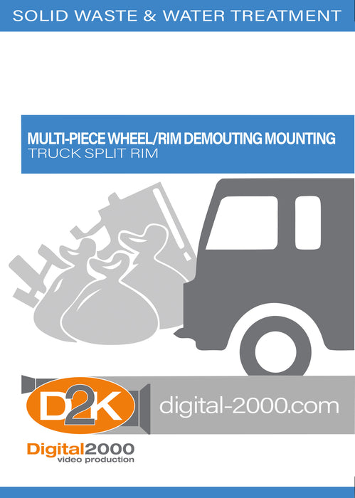 Multi-Piece Wheel/Rim Demounting Mounting - Truck Split Rim (Waste Management)